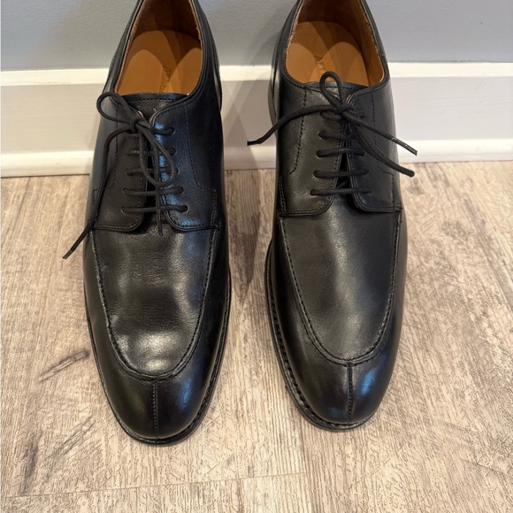 Allen Edmonds Watson Leather Derby Black Oxford Shoes Timeless Design NWOT - Picture 5 of 12